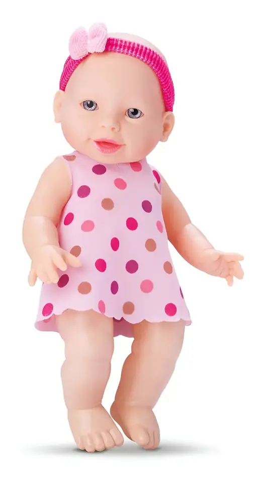 Muñeca Articulada Tata Baby 30cm Divertoys Con Chupete