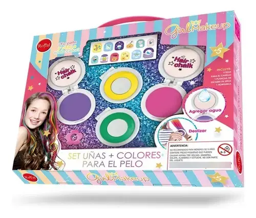 Set Uñas Y Cabello Infantil Royal