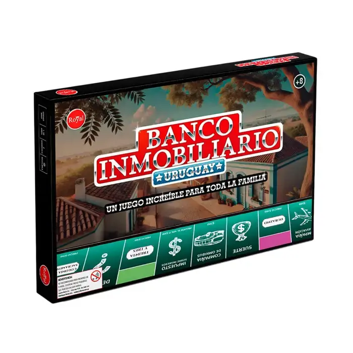 Juego Banco Inmobiliario Premium Uruguay Royal