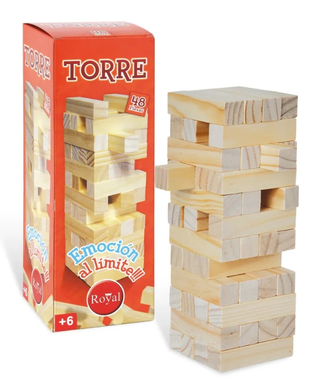 Juego Torre De Madera Royal