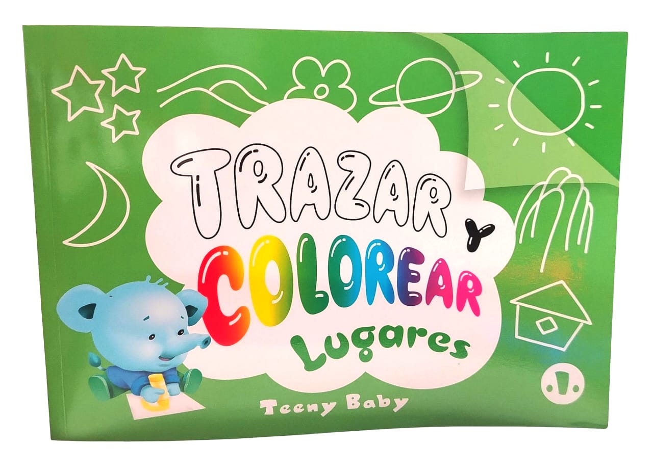 Libro Para Pintar y Trazar varias actividades