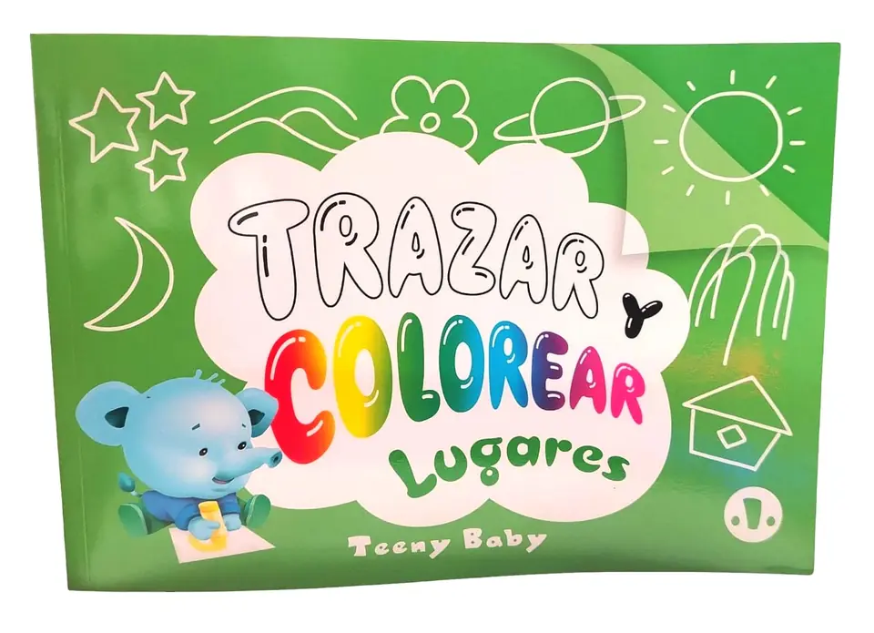 Libro Para Pintar y Trazar varias actividades