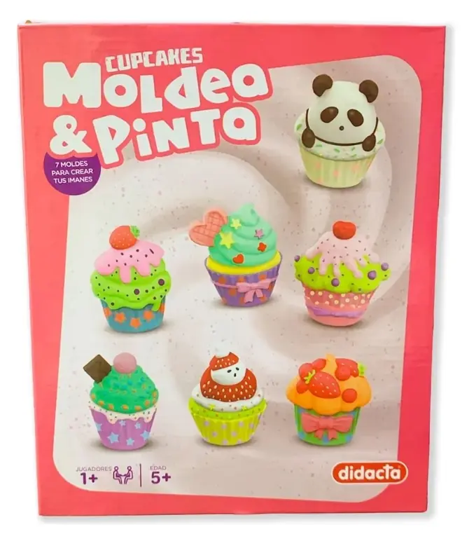 MOLDEA Y PINTA CUPCAKE