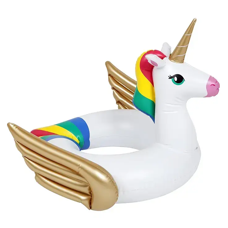 Aro Inflable Unicornio  55 Cm