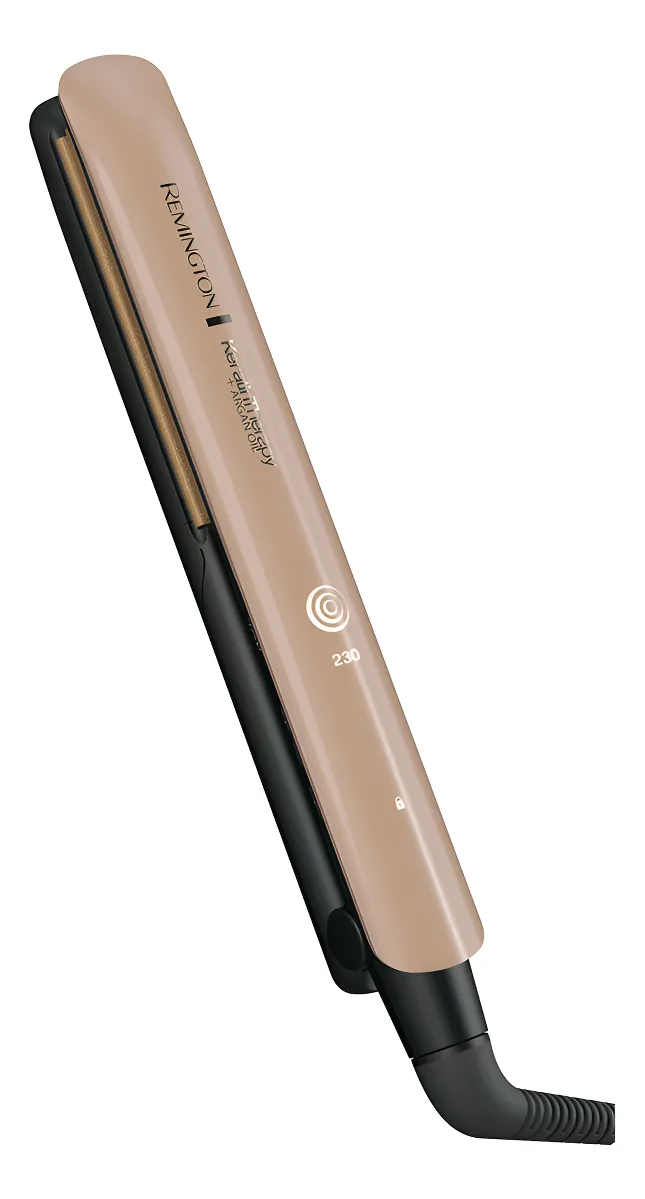 Plancha De Pelo Digital Con Cerámica Y Aceite De Argán