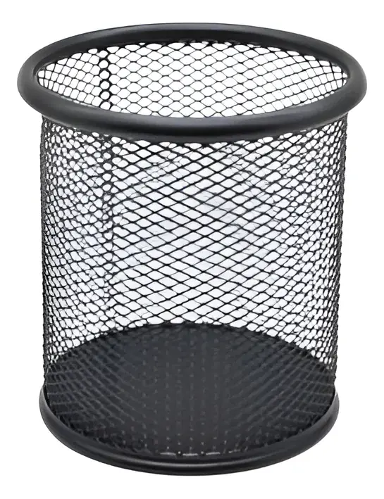 PORTALAPIZ REDONDO NEGRO METAL