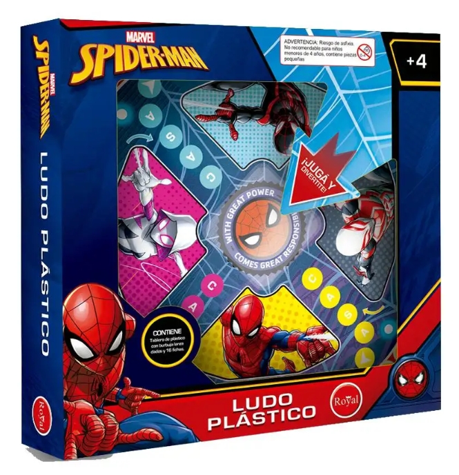 Ludo Plástico Spiderman Royal