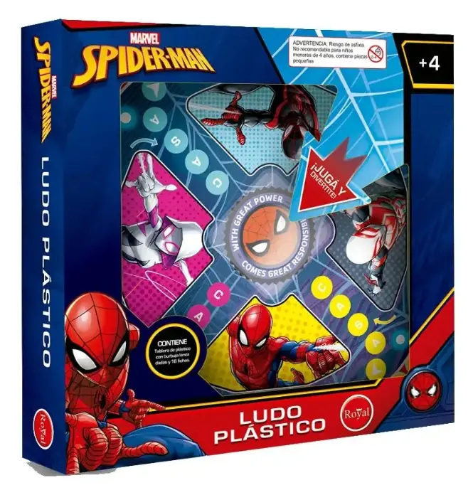 Ludo Plástico Spiderman Royal