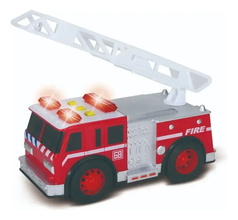 Vehiculo Bombero City Bombero Rojo Camion Bombero Rojo