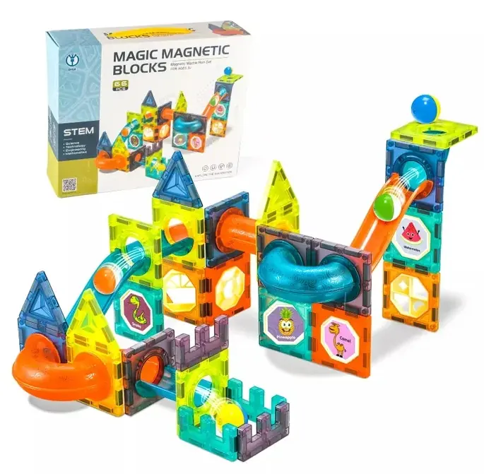 Bloques Magnéticos 66 Piezas