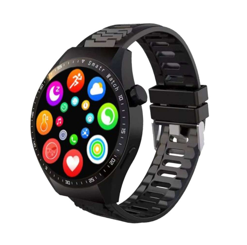 RELOJ PULSERA SMARTWATCH DEPORTIVO NEGRO