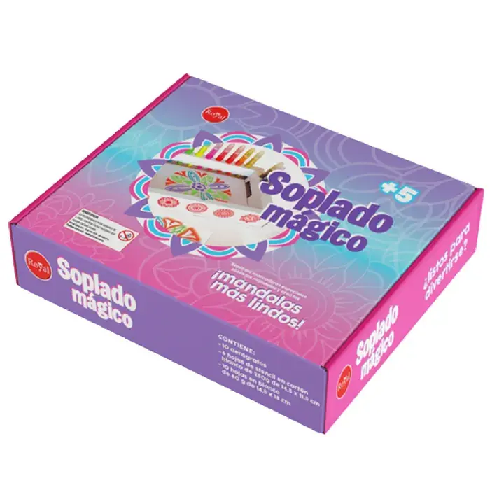 Soplado Magico De Marcadores Mandala Aerografo Stencil Royal