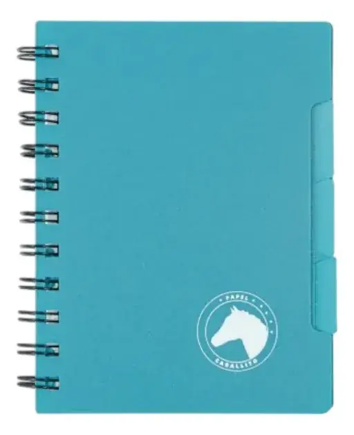Libreta Caballito Plástica A6 80 H. 15x11