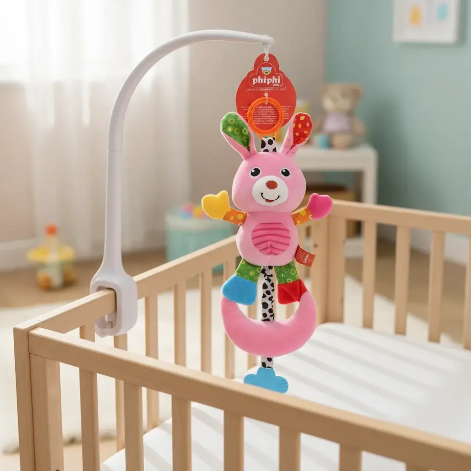 Dormidera Musical Conejo 30cm 8694 Color Rosa