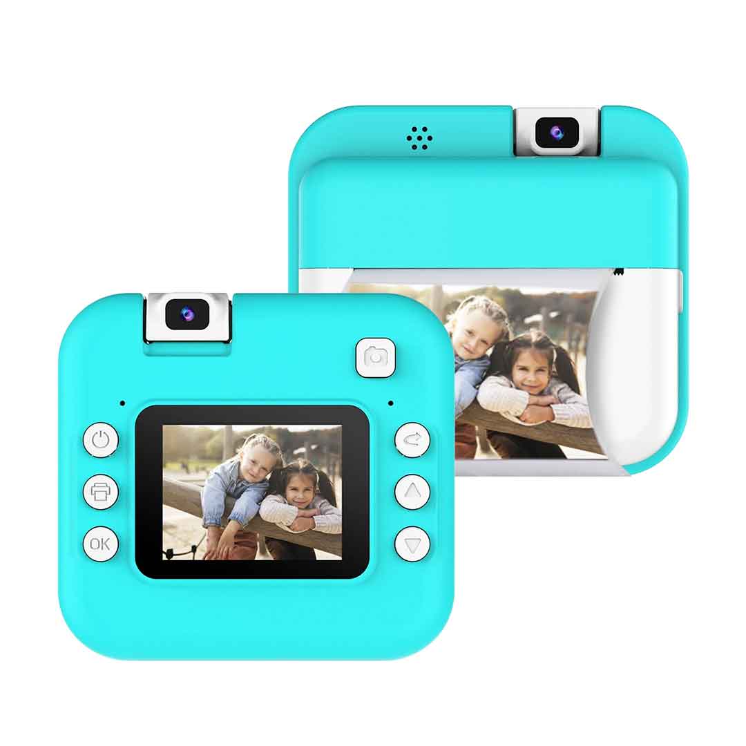 CAMARA DE FOTOS INSTANTANE DOBLE MODO VERDE