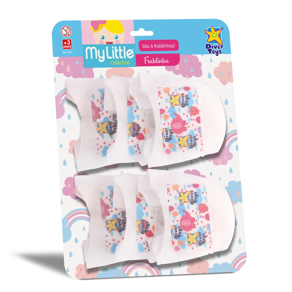 KIT DE 6 PAÑALES PARA BEBES