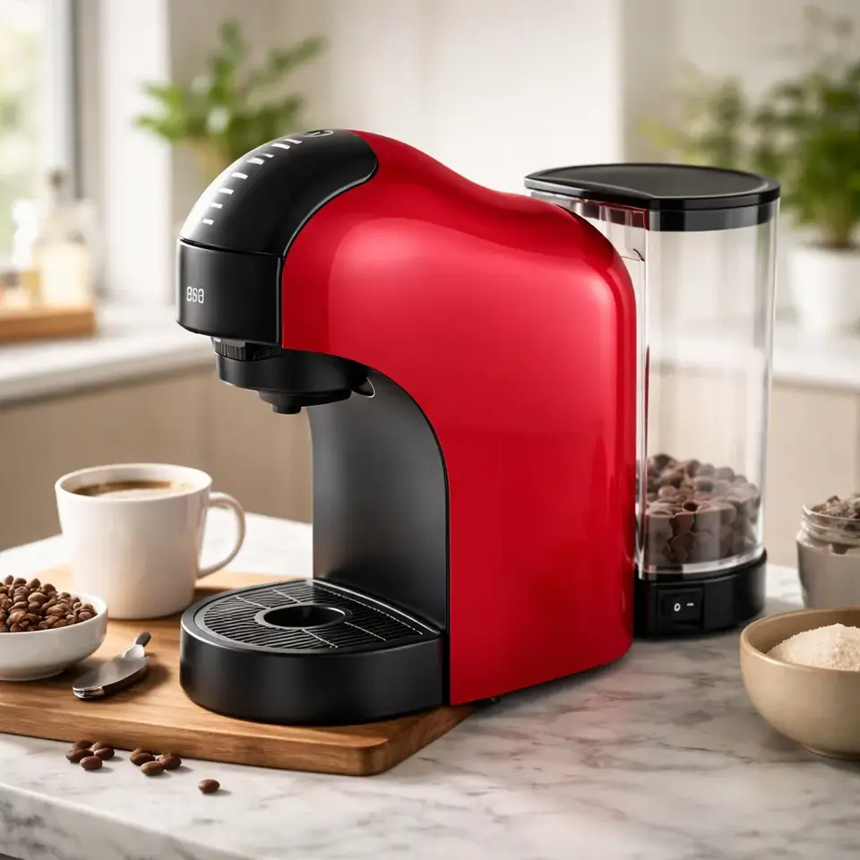 Cafetera Multicápsulas Bellagio Rossa Ufesa Roja Rojo