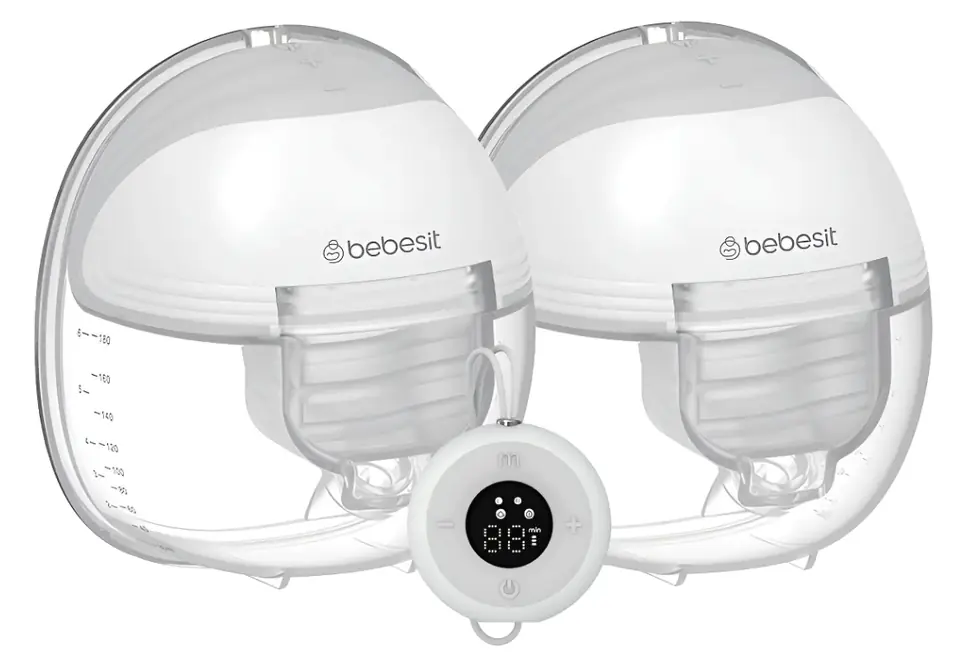 SET SACA LECHE BEBESIT HANDS FREE X2 DLX