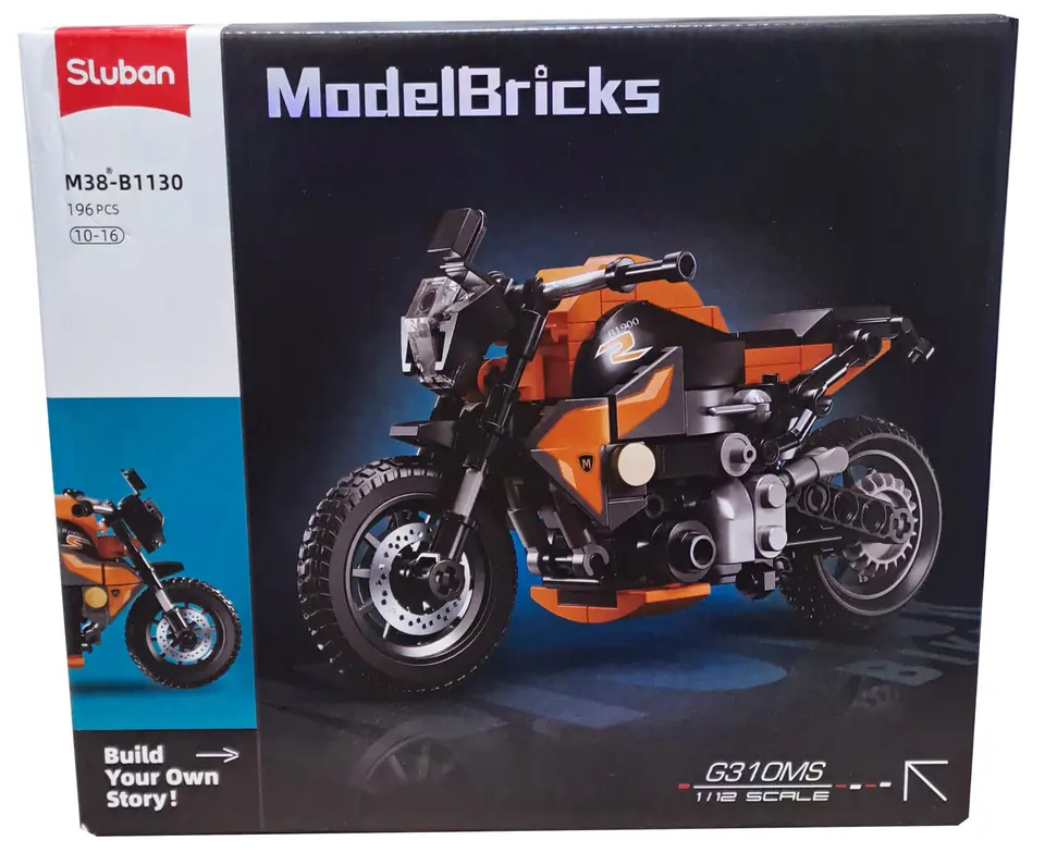Motocicleta Sluban G310MS Bloques De Construcción  196 pcs