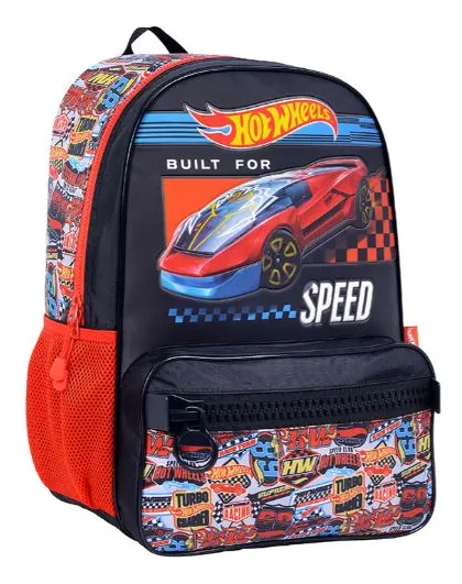 Mochila Hot Wheels Gran Capacidad, Original