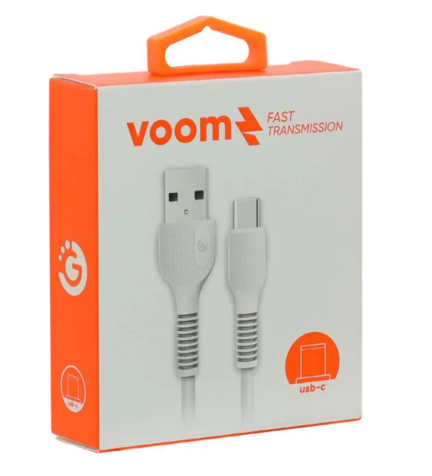 CABLE GOLDTECH USB A USB TIPO-C 1MT BLANCO
