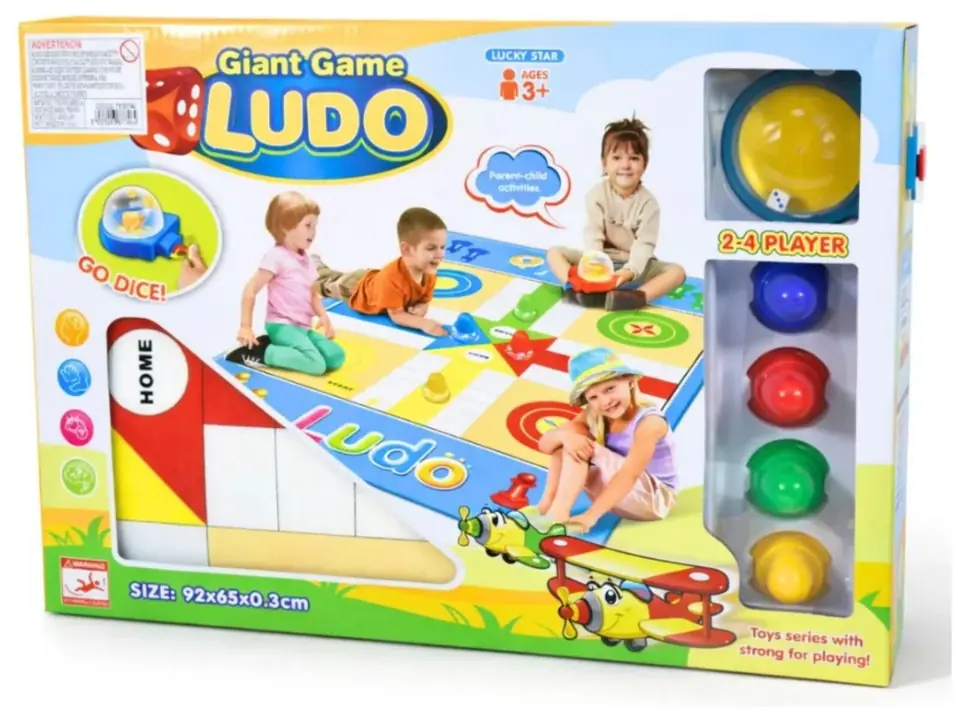 JUEGO DE LUDO GIGANTE 0,92CMX0X65CM