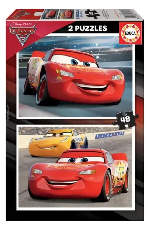 Puzzle Educa Cars X2 48 Piezas