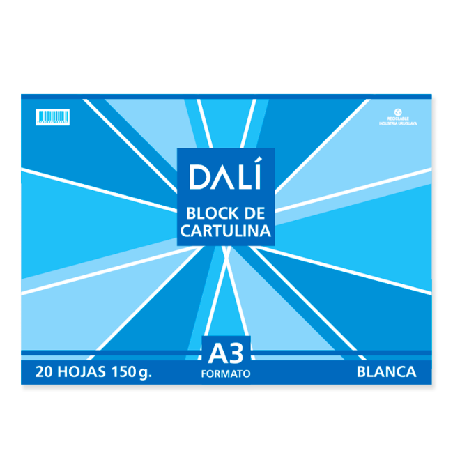 Block A3 Cartulina Blanca