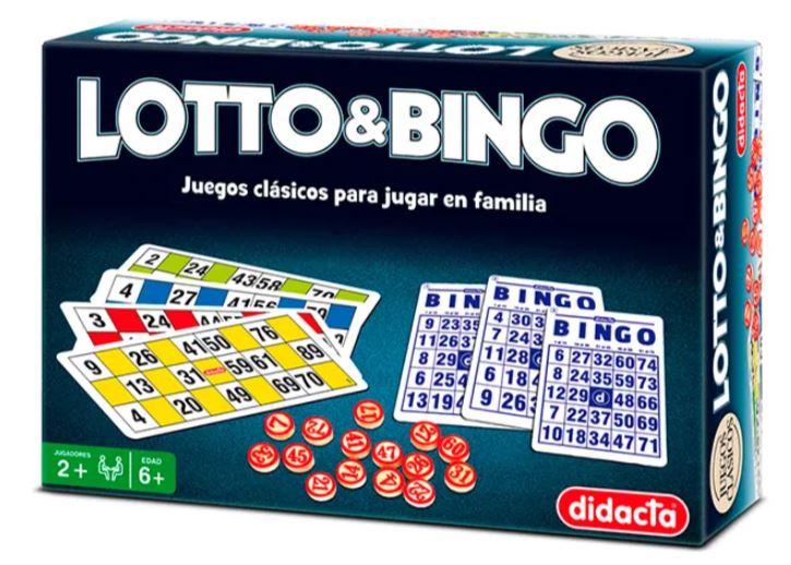 Lotería Y Bingo Didacta 2 En 1 Para Toda La Familia