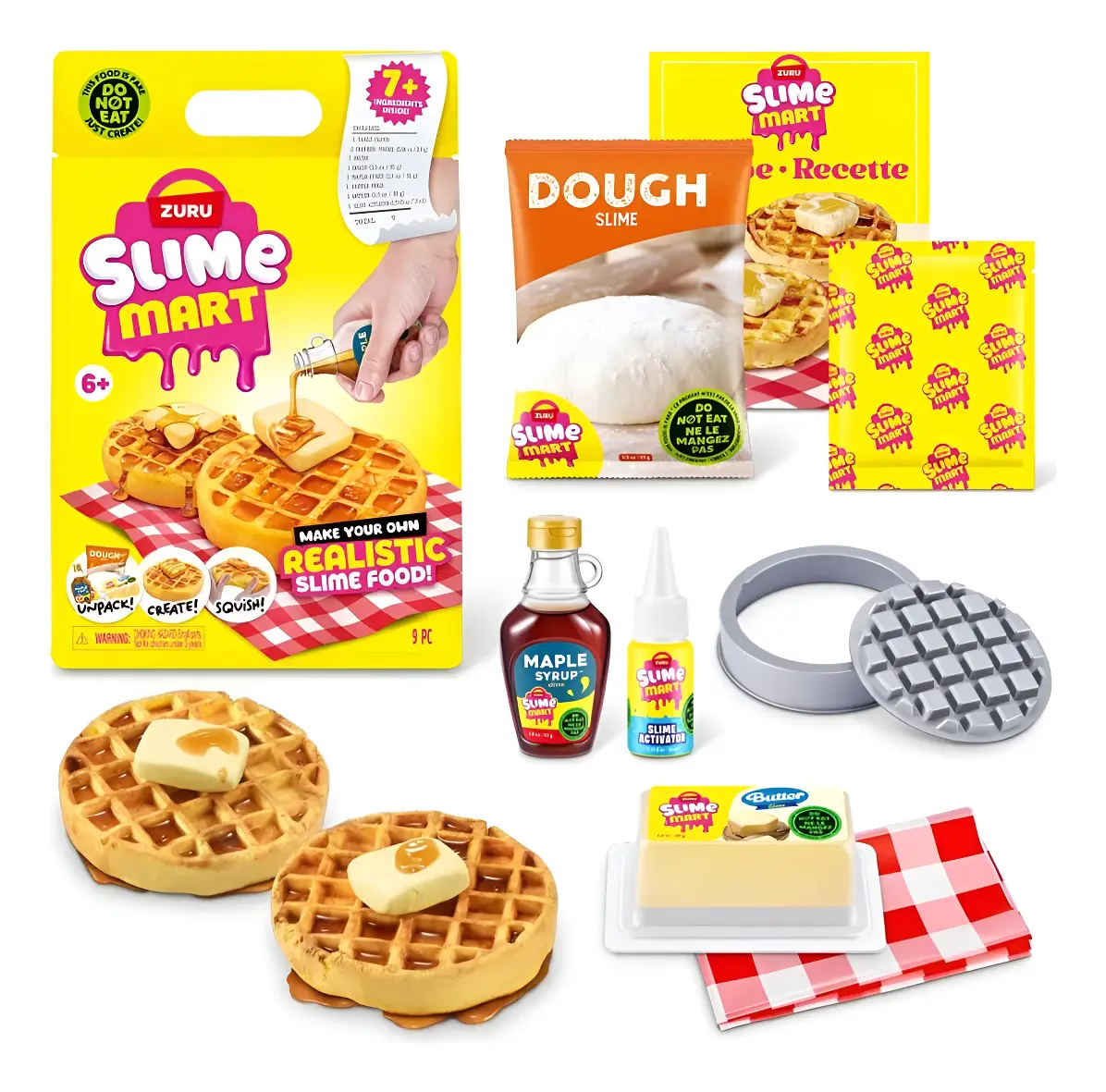 Juego infantil Slime Mart Zuru Waffle Fun Creative