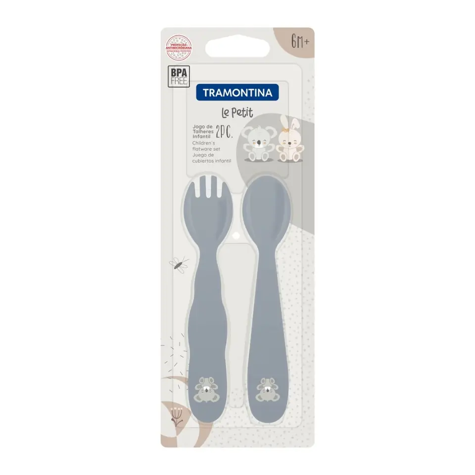 Juego de cubiertos infantil Tramontina 2 pcs
