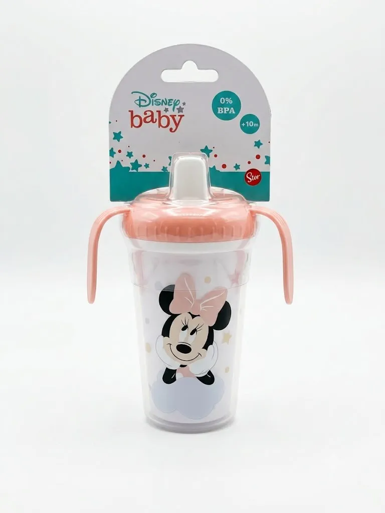 Vaso De Entrenamiento Minnie Mouse 320ml Salmón Minnie Mouse