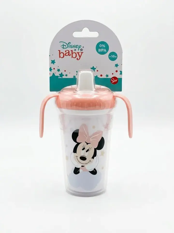 Vaso De Entrenamiento Minnie Mouse 320ml Salmón Minnie Mouse