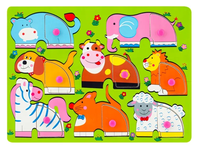PUZZLE MADERA ANIMALES ROYAL