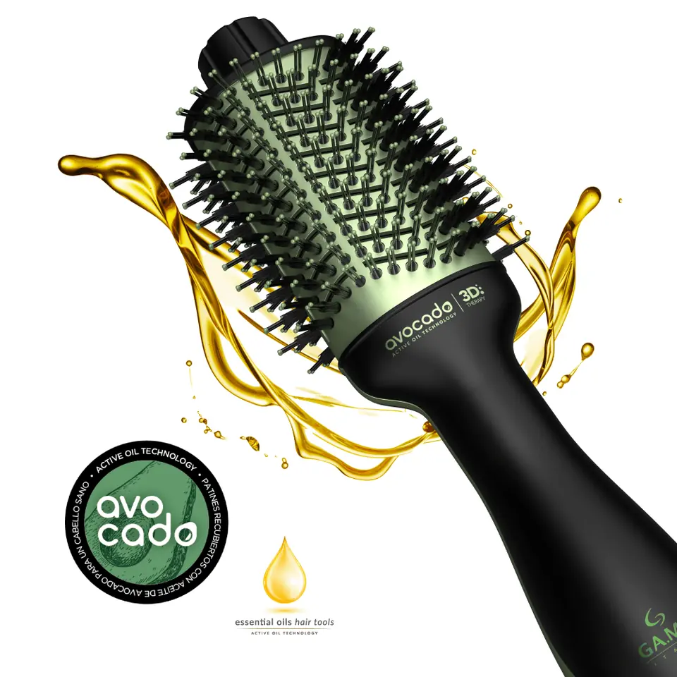Cepillo Secador Modelador Gama Avocado Power Brush 3d