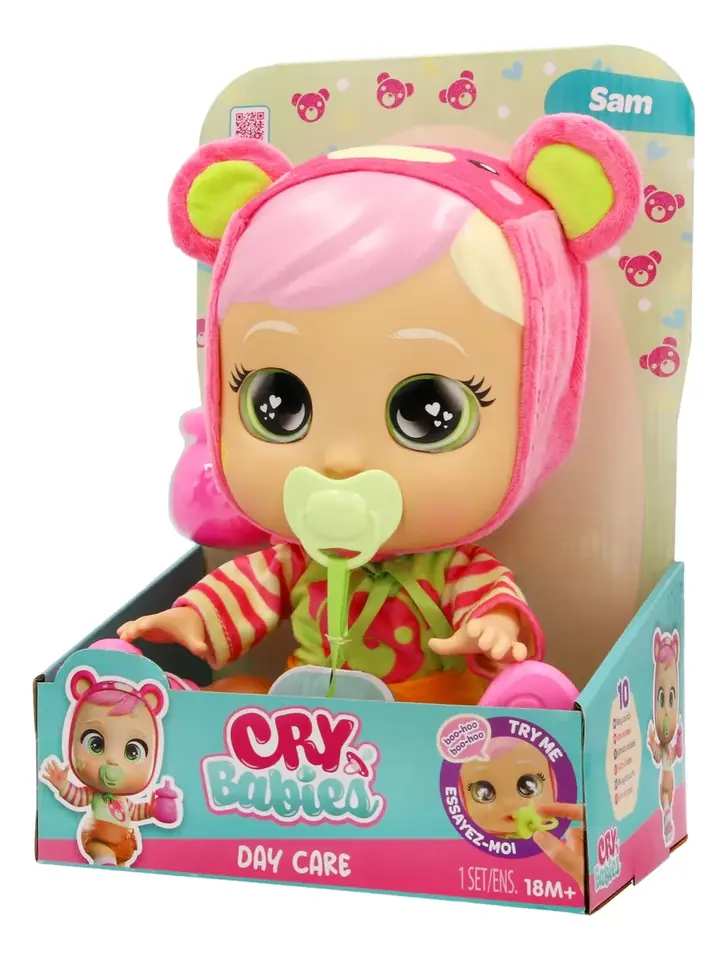 Cry Baby Bebe Llorón 32cm Day Care Sam /lágrimas De Verdad
