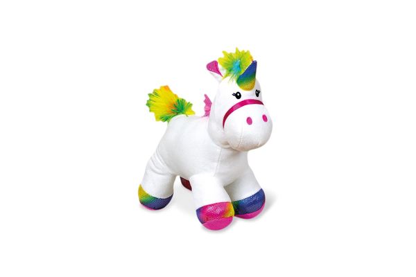 Unicornio peluche  Parado 25 cm