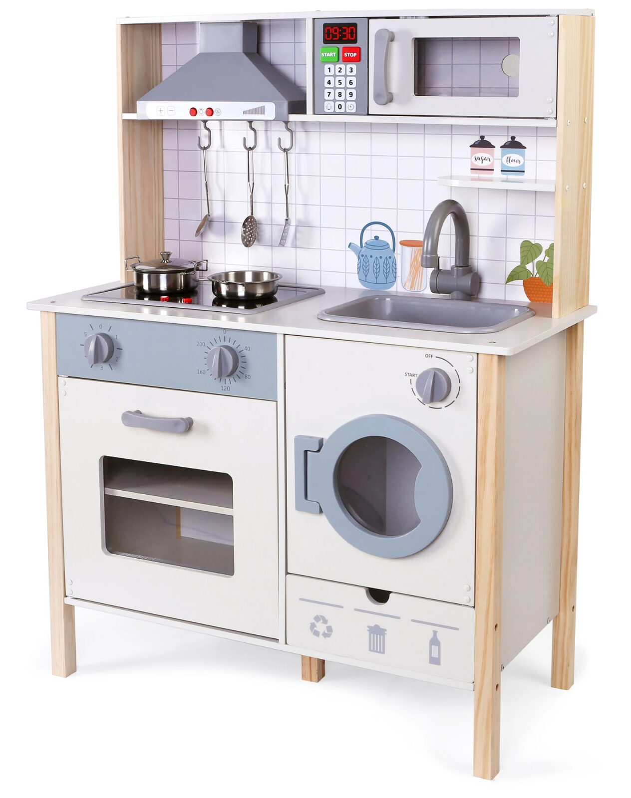 Cocina de Madera Con Campana y Lavarropas  ULTIMAS UNIDADES!