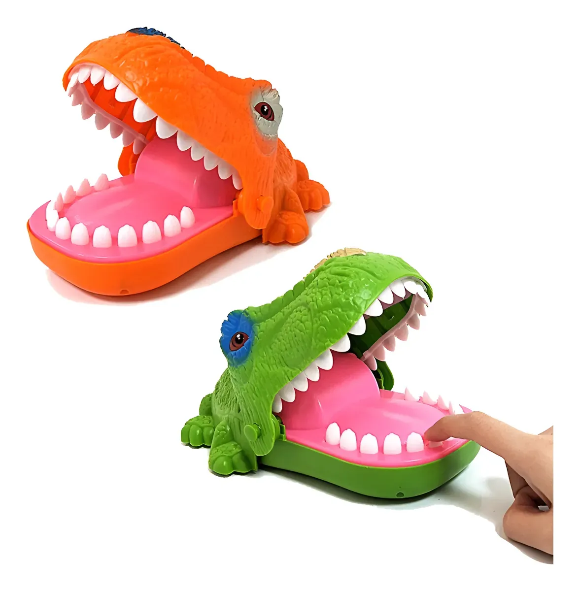 Juego De Destreza Luz Y Sonido Dinosaurio Mordedor Verde