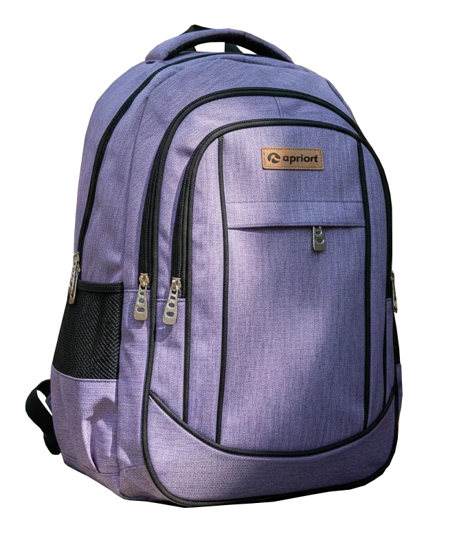 Mochila Apriori 4 Cierres Color Lila