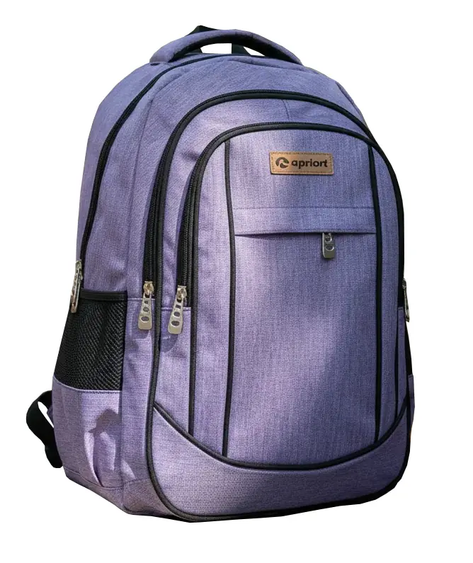 Mochila Apriori 4 Cierres Color Lila