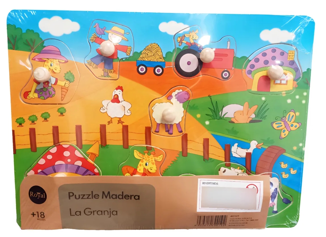 PUZZLE MADERA LA GRANJA ROYAL