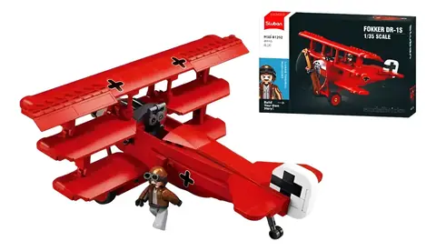 Bloques Armables Sluban Avioneta Fokker 281 Pzs Para Armar