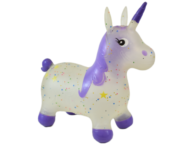 CABALLITO GOMA UNICORNIO