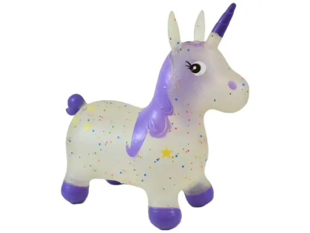 CABALLITO GOMA UNICORNIO