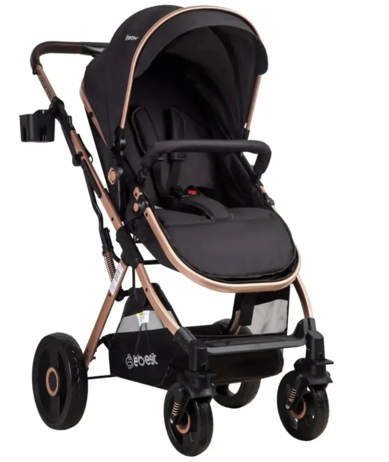 Coche VOX Gold Ruedas todo Terreno y Asiento 2 en 1 con Moises BEBESIT