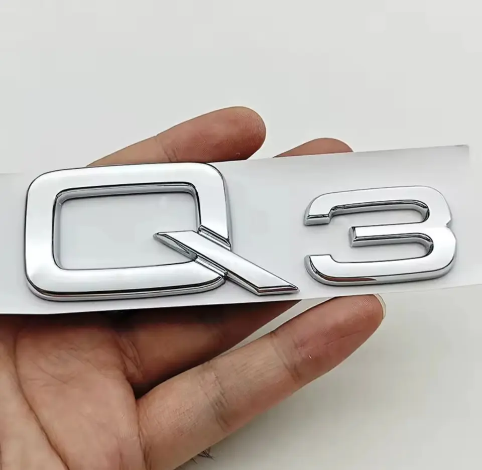 Emblema para Audi Q3 Cromo