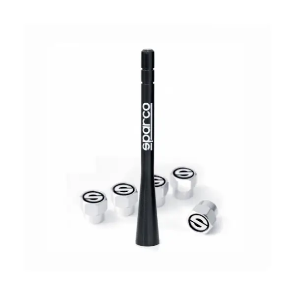 Kit Antena +Tapa de Válvula Sparco