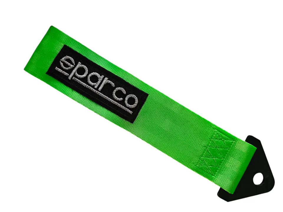 Cinta de Remolque Sparco Verde Flúo