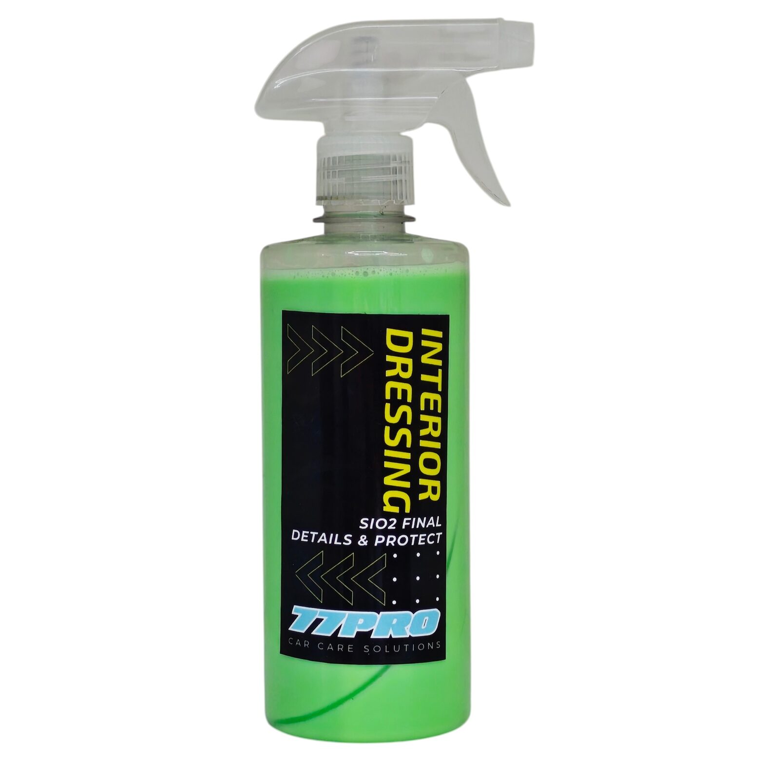 Interior Dressing Hidratador de Plásticos Cueros y Gomas con Sio2 77Pro 500ml